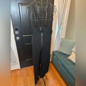 Black Sleeveless Jumpsuit